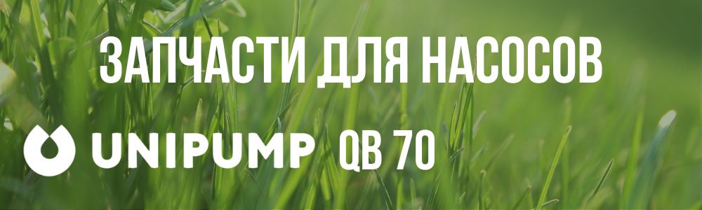 Купить запчасти для насосов Unipump QB 70 в Саратове