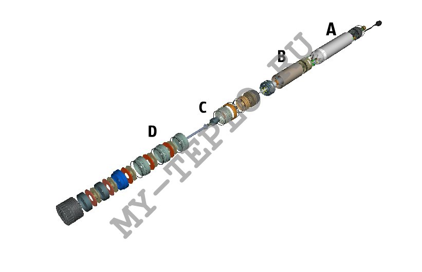 запчасти Джилекс Водомет Проф 55/35 А